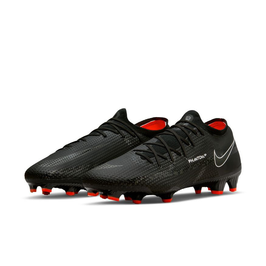 Nike Phantom Gt2 Pro FG - Black/Smoke Grey Mens Firm Ground Mens 6.5 Black/Smoke Grey/White - Third Coast Soccer