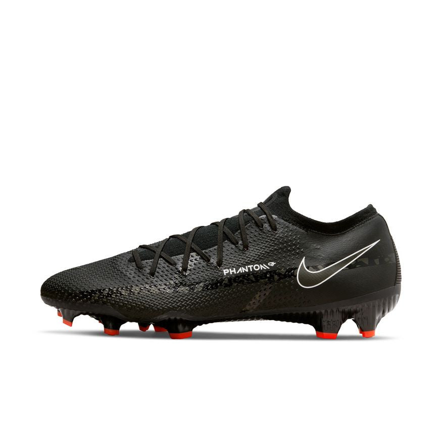 Nike Phantom Gt2 Pro FG - Black/Smoke Grey Mens Firm Ground Mens 8 Black/Smoke Grey/White - Third Coast Soccer