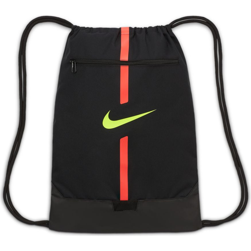 Nike Academy Gymsack - Black/Bright Crimson/Volt Equipment   - Third Coast Soccer