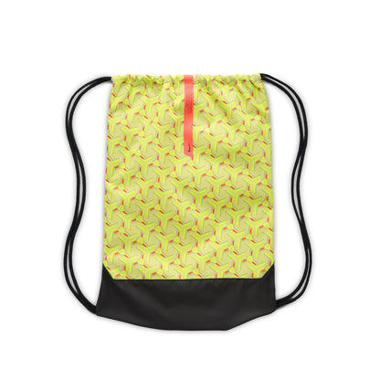 Nike Academy Gymsack - Limelight/Crimson/Black Bags - Third Coast Soccer