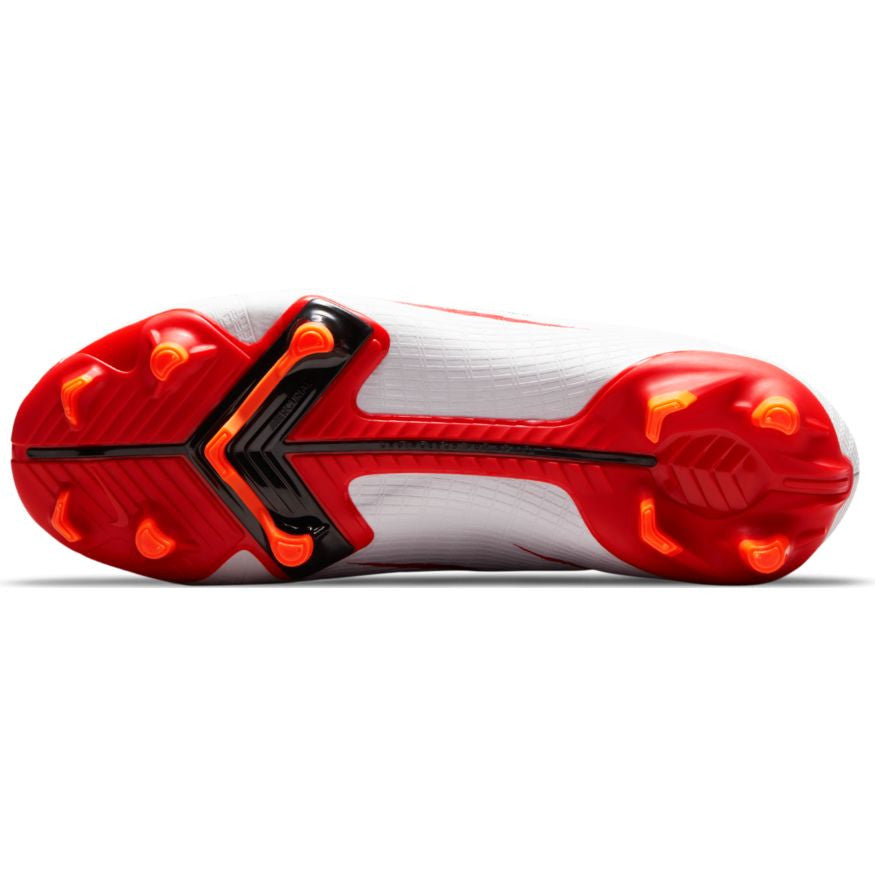 Nike Junior Mercurial Superfly 8 Academy Cr7 FG - Chile Red/Black/White Youth Footwear Chili Red/Black/White/Orange Youth 1.5 - Third Coast Soccer