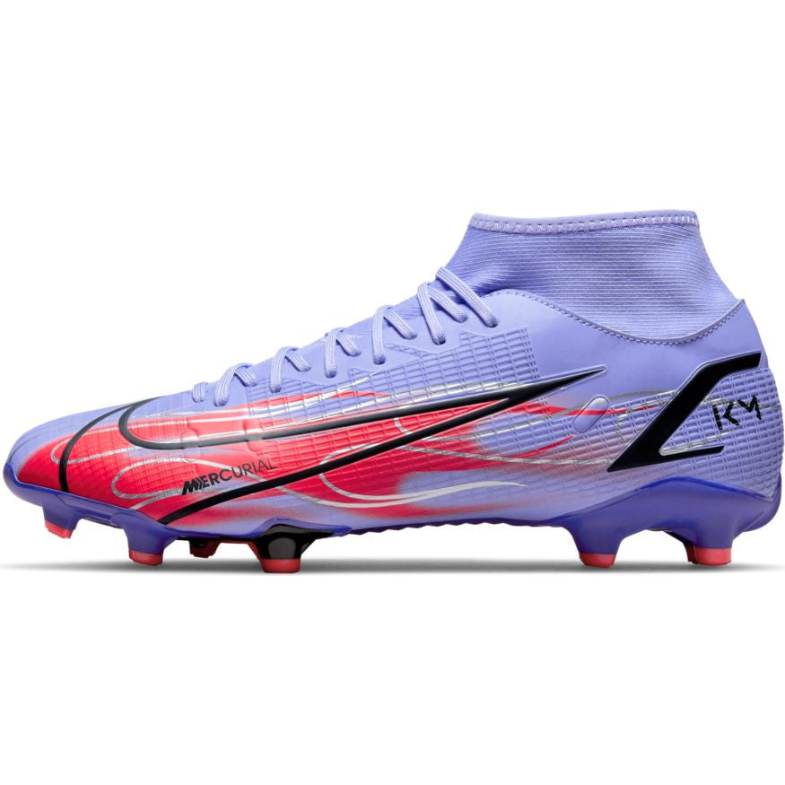 Nike Mercurial Superfly 8 Academy FG- Light Thistle/Metallic Silver Mens Firm Ground Mens 6.5 Light Thistle/Metallic Silver - Third Coast Soccer