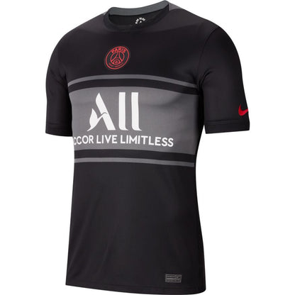 Nike Paris Saint-Germain Third Jersey 21/22 Club Replica Closeout Mens Small Black/Dark Grey/White/Siren Re - Third Coast Soccer