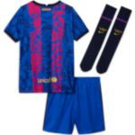 Nike FC Barcelona Third Kit 21/22 Club Replica Youth Medium Hyper Royal/Varsity Maze - Third Coast Soccer