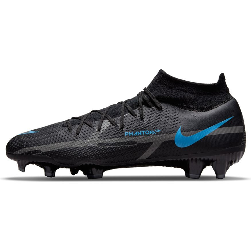 Nike Phantom Gt 2 Pro Fg - Black/Iron Grey Mens Firm Ground Mens 7 Black/Iron Grey - Third Coast Soccer