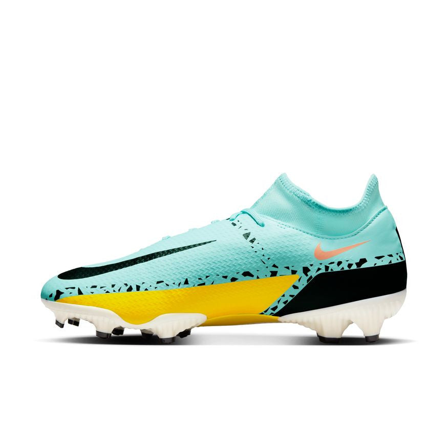 Nike Phantom Gt2 Academy Df FG - Glacier ICe/Black/Yellow Mens Firm Ground Mens 7 Glacier Ice/Black/Yellow - Third Coast Soccer