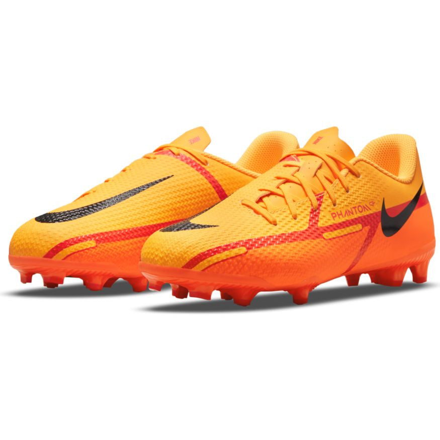 Nike Junior Phantom GT2 Academy MG - Laser Orange/Black/Total Orange Youth Footwear Closeout Youth 1 Laser Orange/Black/Total Orang - Third Coast Soccer