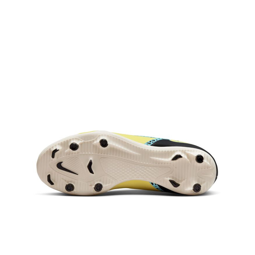 Nike Junior Phantom GT2 Club Dynamic Fit FG - Glacier Ice/Black/Yellow Youth Footwear Closeout   - Third Coast Soccer