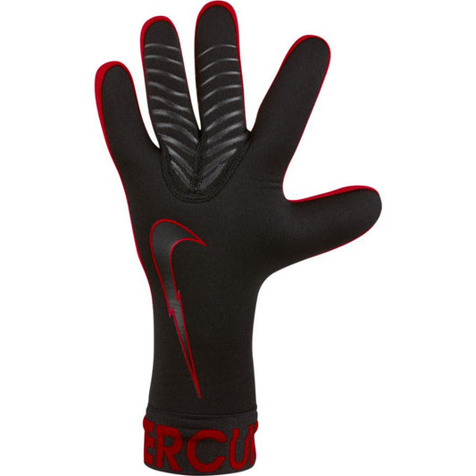 Nike Mercurial Touch Victory Goalkeeper Glove - Black/Chile Red Gloves Black/Chile Red/Black Size 11 - Third Coast Soccer