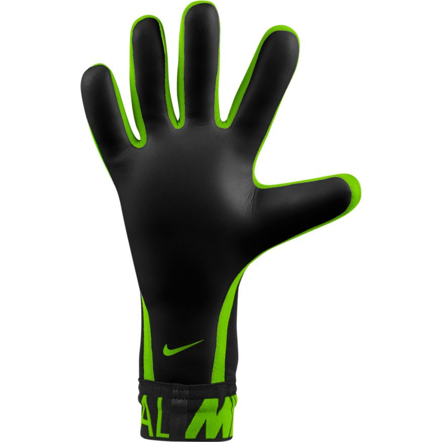 Nike Mercurial Touch Victory Goalkeeper Glove - Black/Volt Gloves Black/Black/Volt Size 10 - Third Coast Soccer