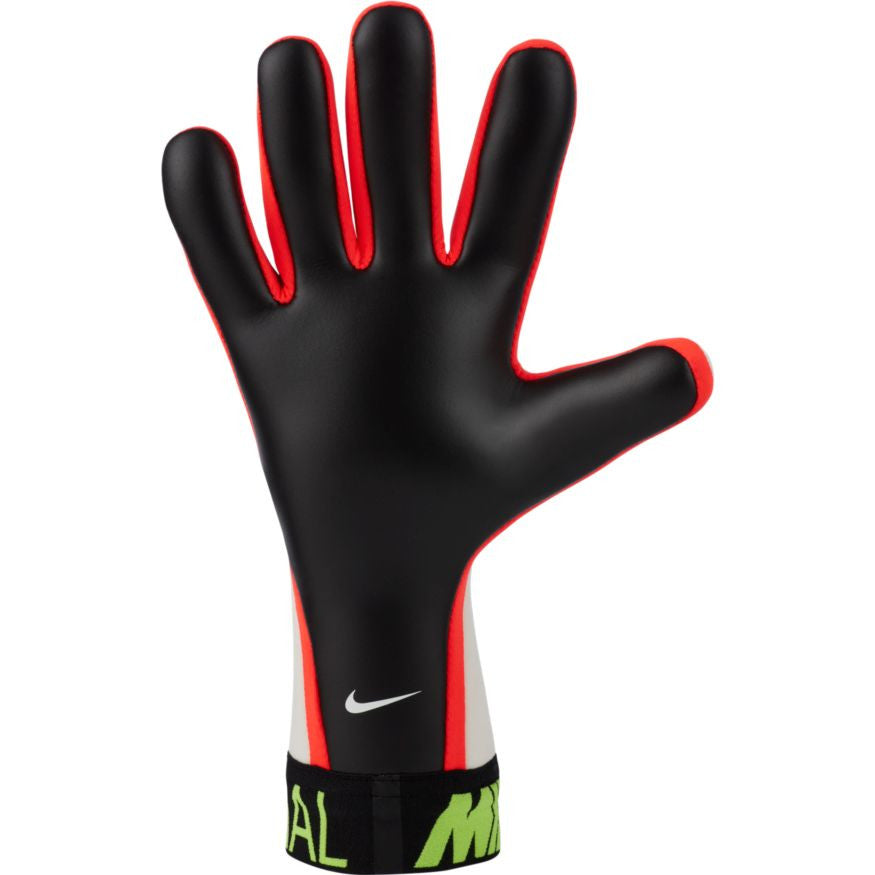 Nike Mercurial Touch Victory Goalkeeper Glove - White/Volt/Crimson Gloves White/Volt/Bright Crimson Size 10 - Third Coast Soccer