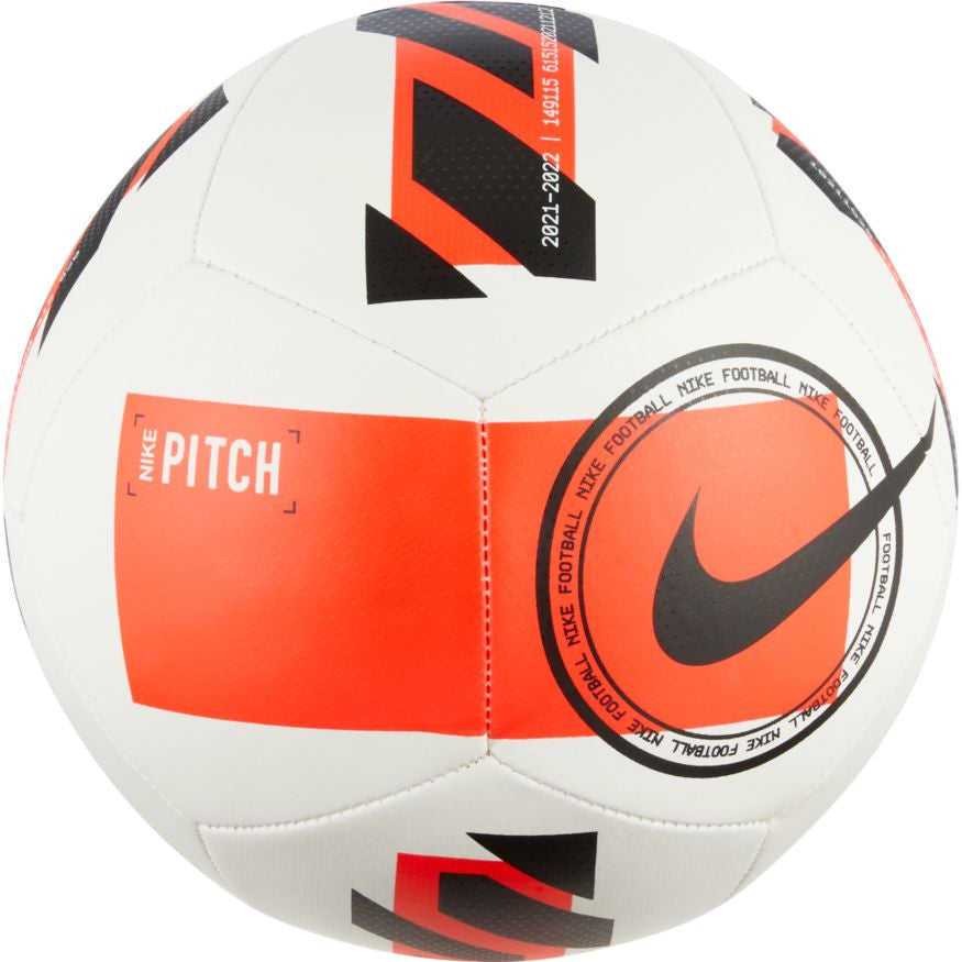 Nike Pitch Ball - White/Bright Crimson/Black Balls White/Bright Crimson/Black Size 5 - Third Coast Soccer