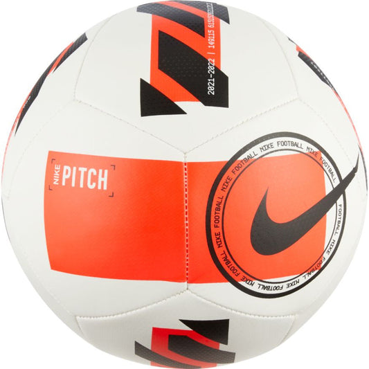 Nike Pitch Ball - White/Bright Crimson/Black Balls White/Bright Crimson/Black Size 5 - Third Coast Soccer