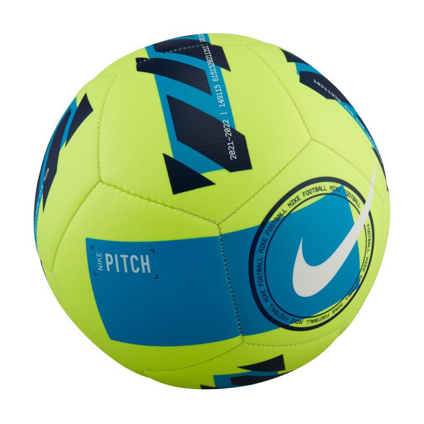 Nike Pitch Ball - Volt/Laser Blue/White Balls Size 5 Volt/Laser Blue/White - Third Coast Soccer