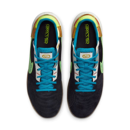 Nike Streetgato - Black/Volt/Cyber Teal Mens Footwear   - Third Coast Soccer