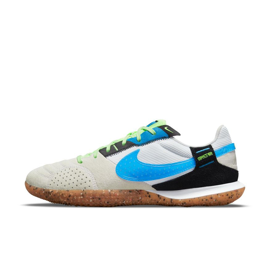 Nike Streetgato - White/Lite Photo Blue/Black Mens Footwear Mens 7.5 White/Lite Photo Blue/Black - Third Coast Soccer