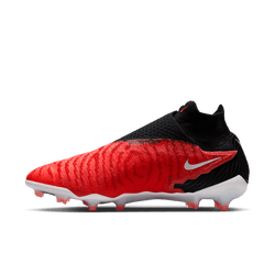 Nike Gripknit Phantom GX Elite Dynamic Fit FG - Crimson/Black/White Men's Footwear Closeout   - Third Coast Soccer