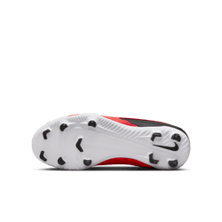 Nike Junior Phantom GX Club DF FG - Crimson/Black/White Youth Footwear   - Third Coast Soccer