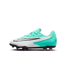Nike Junior Phantom GX Club FG - Turquoise/Black/Fuchsia/White Youth Firm Ground   - Third Coast Soccer