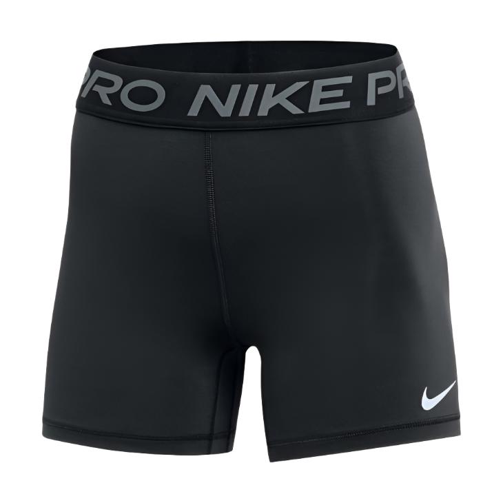 Nike Women's Pro 365 Short Training Wear Black/White Womens XSmall - Third Coast Soccer