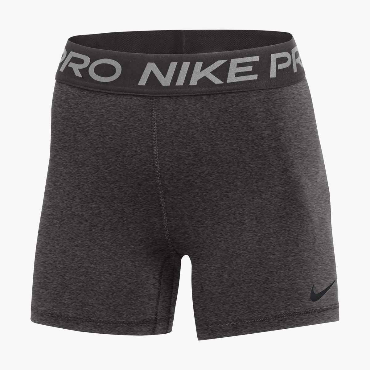 Nike Women's Pro 365 Short Training Wear Carbon Heather/Black Womens XSmall - Third Coast Soccer