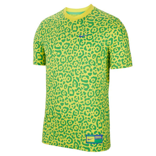Nike Brazil Ignite WC22 Tee - Dynamic Yellow/Green Spark International Replica Mens Small Dynamic Yellow/Green Spark - Third Coast Soccer