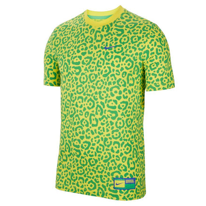Nike Brazil Ignite Tee - Dynamic Yellow/Green Spark International Replica Closeout Dynamic Yellow/Green Spark Mens Small - Third Coast Soccer