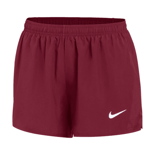 Nike Womens Team 10K Running Short Shorts Cardinal/White Womens Small - Third Coast Soccer