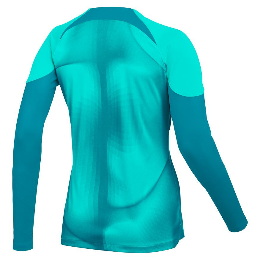 Nike Dri-Fit Adv Women's Gardien 4 LS Goalkeeper Jersey - Hyper Turquoise/Aquamarine Goalkeeper Hyper Turq/Aquamarine/Black Womens Medium - Third Coast Soccer