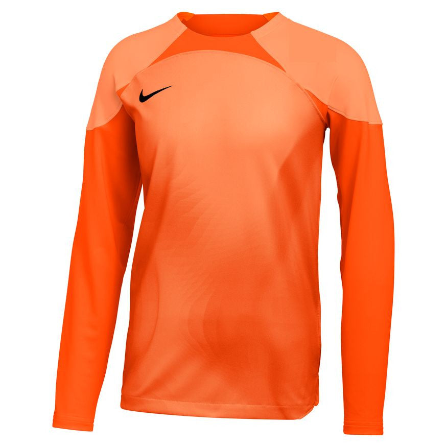 Nike Dri-Fit Adv Youth Gardien 4 LS Goalkeeper Jersey - Safety Orange/Orange Trance Goalkeeper Youth Small Safety Orange/Orange Trance/Bl - Third Coast Soccer