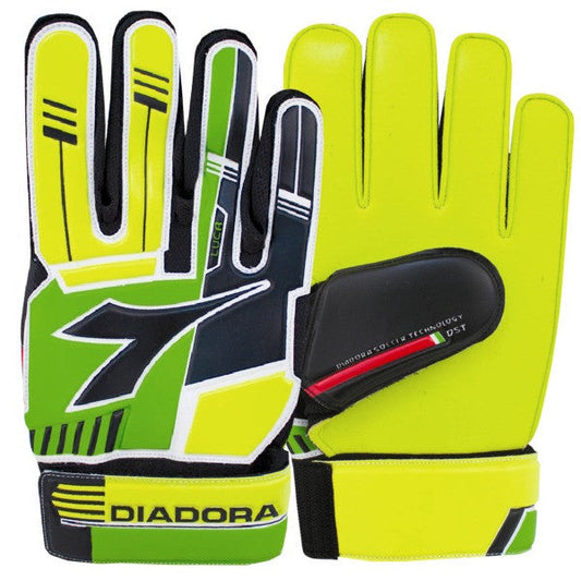 Diadora Luca GK Gloves Gloves Lime/Match Yellow/Black 7 - Third Coast Soccer