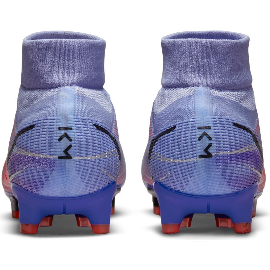 Nike Mercurial Superfly 8 Pro Km FG - Light Thistle/Metallic Silver Mens Firm Ground Mens 7.5 Light Thistle/Metallic Silver - Third Coast Soccer
