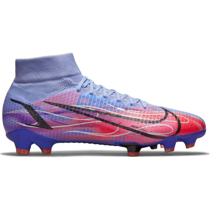 Nike Mercurial Superfly 8 Pro Km FG - Light Thistle/Metallic Silver Mens Firm Ground Mens 8 Light Thistle/Metallic Silver - Third Coast Soccer