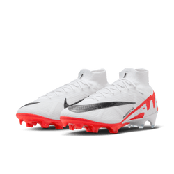 Nike Mercurial Superfly 9 Elite FG - Bright Crimson/White/Black Mens Footwear Bright Crimson/White/Black Mens 7 - Third Coast Soccer