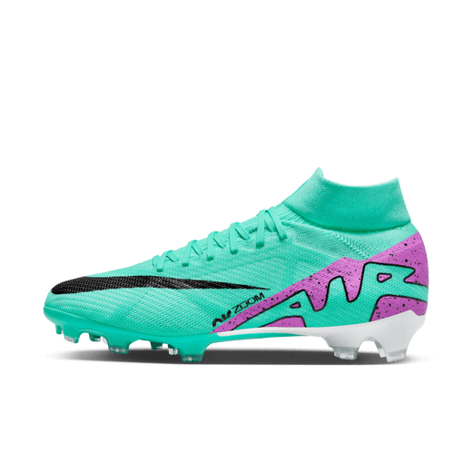 Nike Mercurial Superfly 9 Pro FG - Turquoise/Fuchsia/Black/White Mens Footwear   - Third Coast Soccer