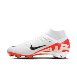 Nike Zoom Mercurial Superfly 9 Pro FG - Bright Crimson/White/Black Mens Footwear   - Third Coast Soccer