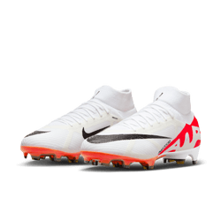 Nike Zoom Mercurial Superfly 9 Pro FG - Bright Crimson/White/Black Mens Footwear   - Third Coast Soccer