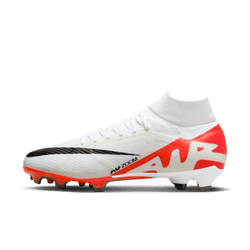 Nike Zoom Mercurial Superfly 9 Pro FG - Bright Crimson/White/Black Mens Footwear   - Third Coast Soccer