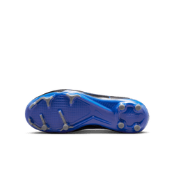 Nike Junior Zoom Mercurial Superfly 9 Academy FG - Black/Chrome/Hyper Royal Youth Firm Ground   - Third Coast Soccer