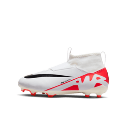 Nike Junior Zoom Mercurial Superfly 9 Academy FG - Crimson/White/Black Youth Firm Ground   - Third Coast Soccer