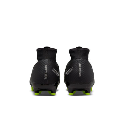 Nike Zoom Mercurial Superfly 9 Academy FG - Black/Smoke Grey/White/Volt Mens Footwear   - Third Coast Soccer