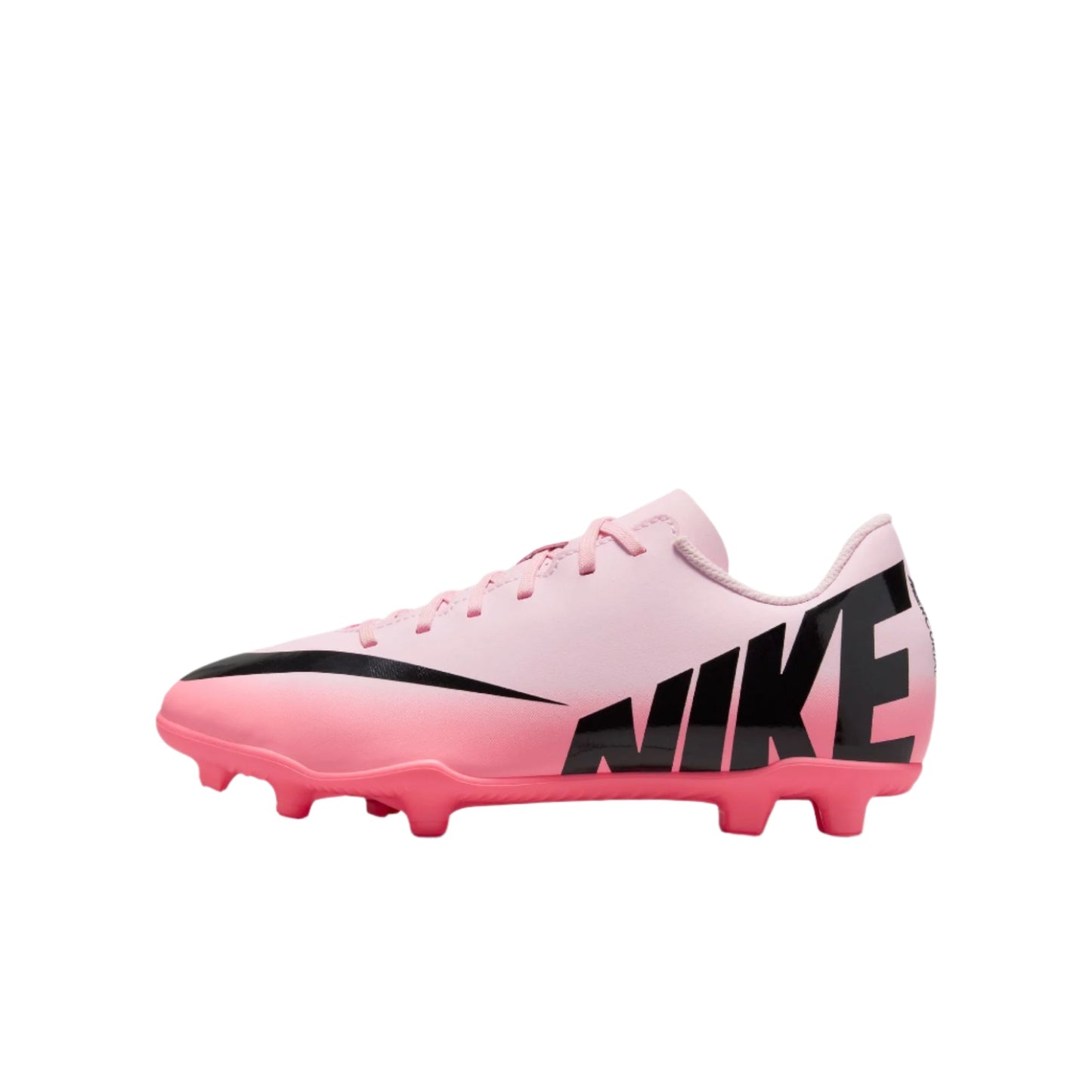 Nike Jr Mercurial Vapor 15 Club FG - Pink Foam/Black Youth Footwear - Third Coast Soccer
