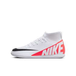 Nike Junior Mercurial Superfly 9 Club IC - Crimson/White/Black Youth Footwear   - Third Coast Soccer