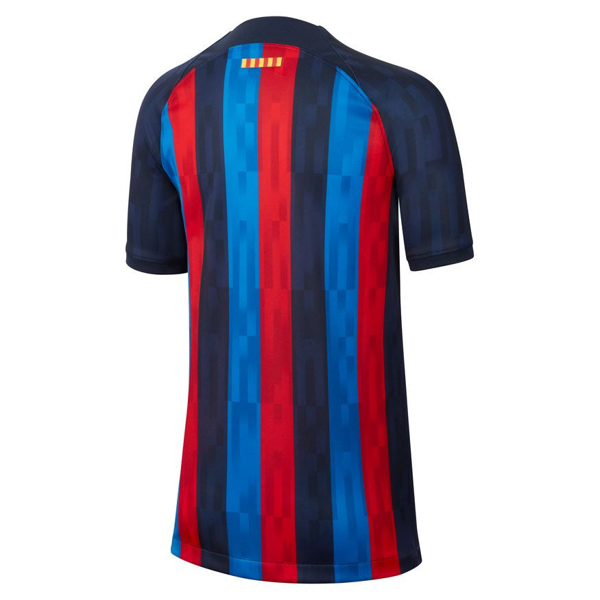 Nike Youth FC Barcelona Home Jersey 22/23 Club Replica Youth Medium Obsidian/Sesame - Third Coast Soccer