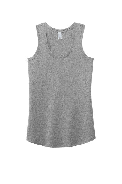 District Women's Perfect Tri Racerback Tank T-Shirts Grey Frost Womens XSmall - Third Coast Soccer