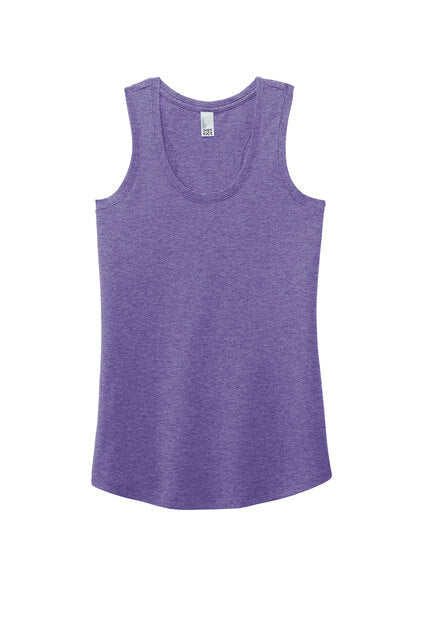 District Women's Perfect Tri Racerback Tank T-Shirts Purple Frost Womens XSmall - Third Coast Soccer