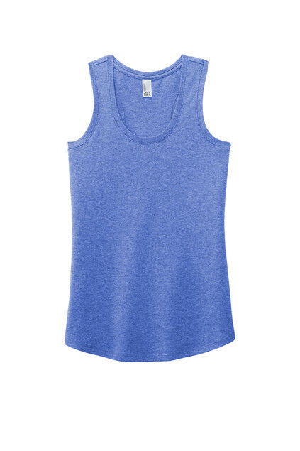 District Women's Perfect Tri Racerback Tank T-Shirts Royal Frost Womens XSmall - Third Coast Soccer