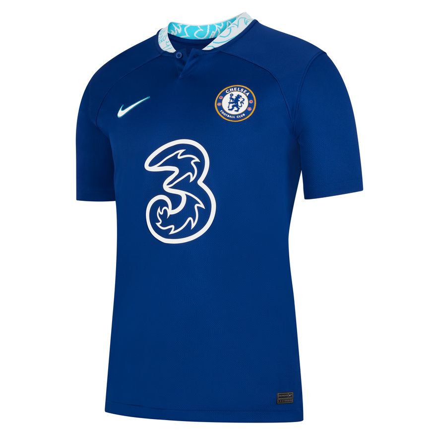 Nike Chelsea Home Jersey 22/23 Club Replica Closeout Mens Small Rush Blue/Chlorine Blue/White - Third Coast Soccer