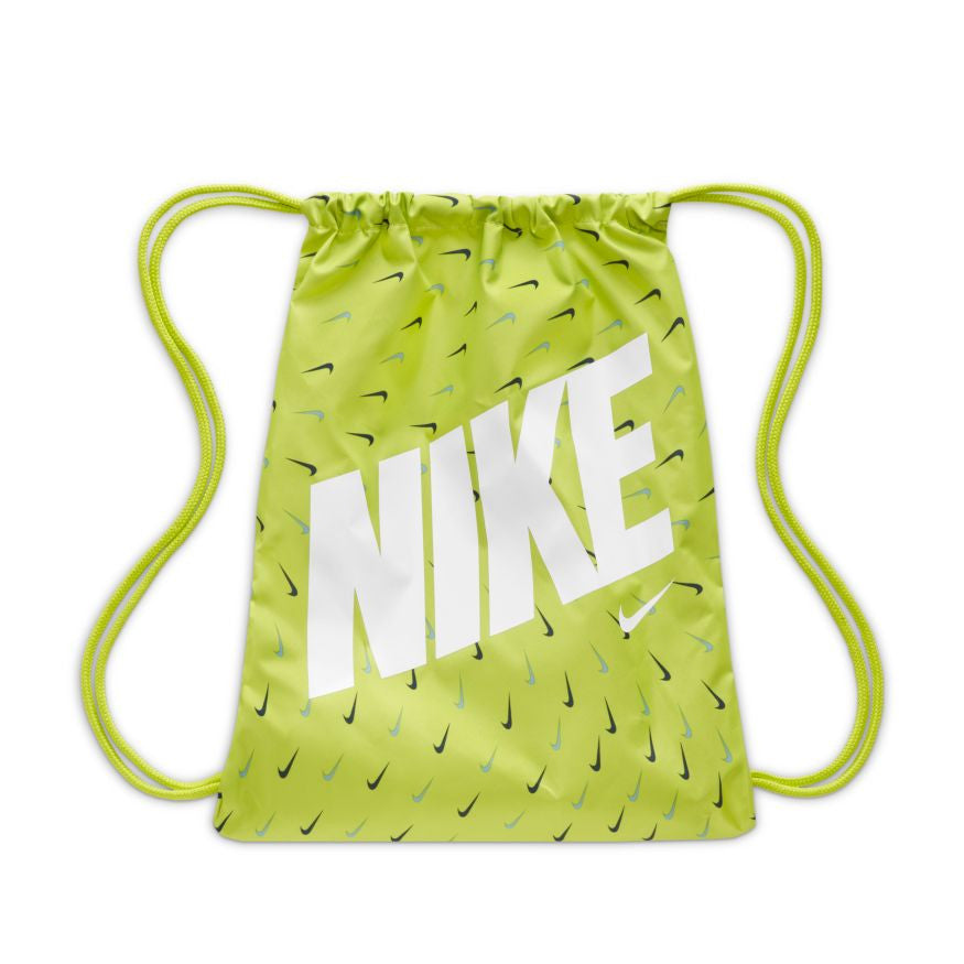 Nike Youth Gym Sack - Atomic Green Bags   - Third Coast Soccer