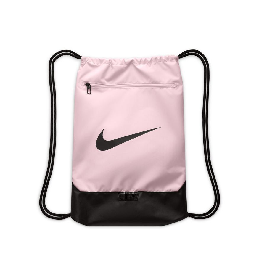 Nike Brasilia 9.5 Gym Sack - Pink Foam Bags Pink Foam/Black  - Third Coast Soccer